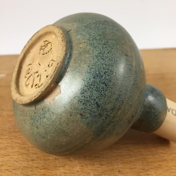 Studio Pottery Small Teapot with Plug and Strainer Spout Unique - Picture 5 of 7